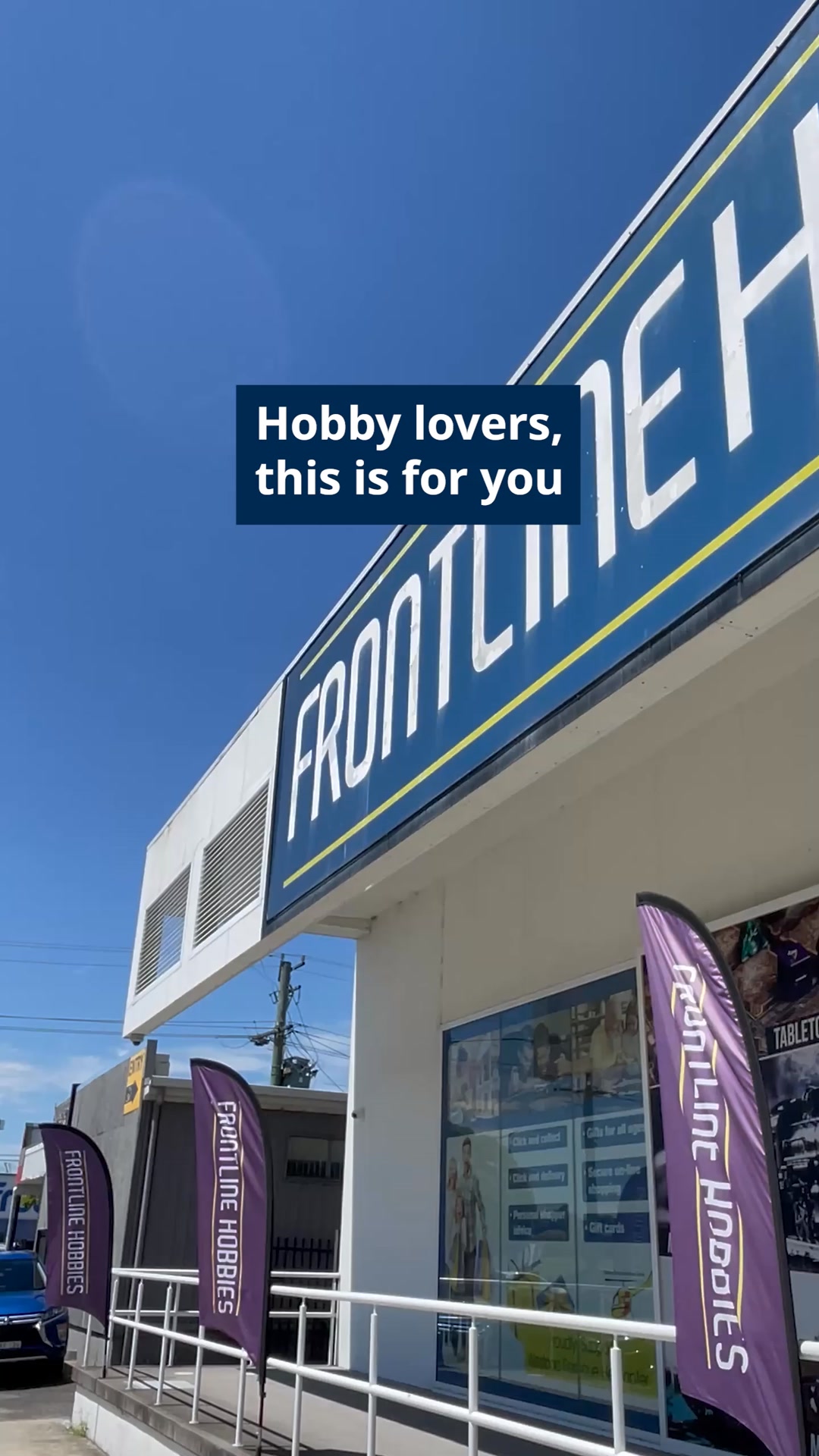 Frontline Hobbies Facebook ad from Mar 9, 2026