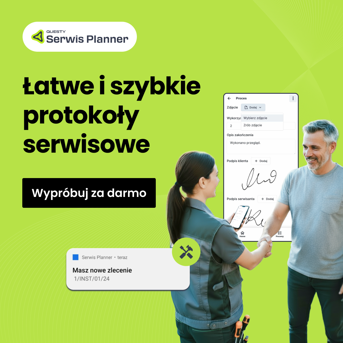 Questy Facebook ad