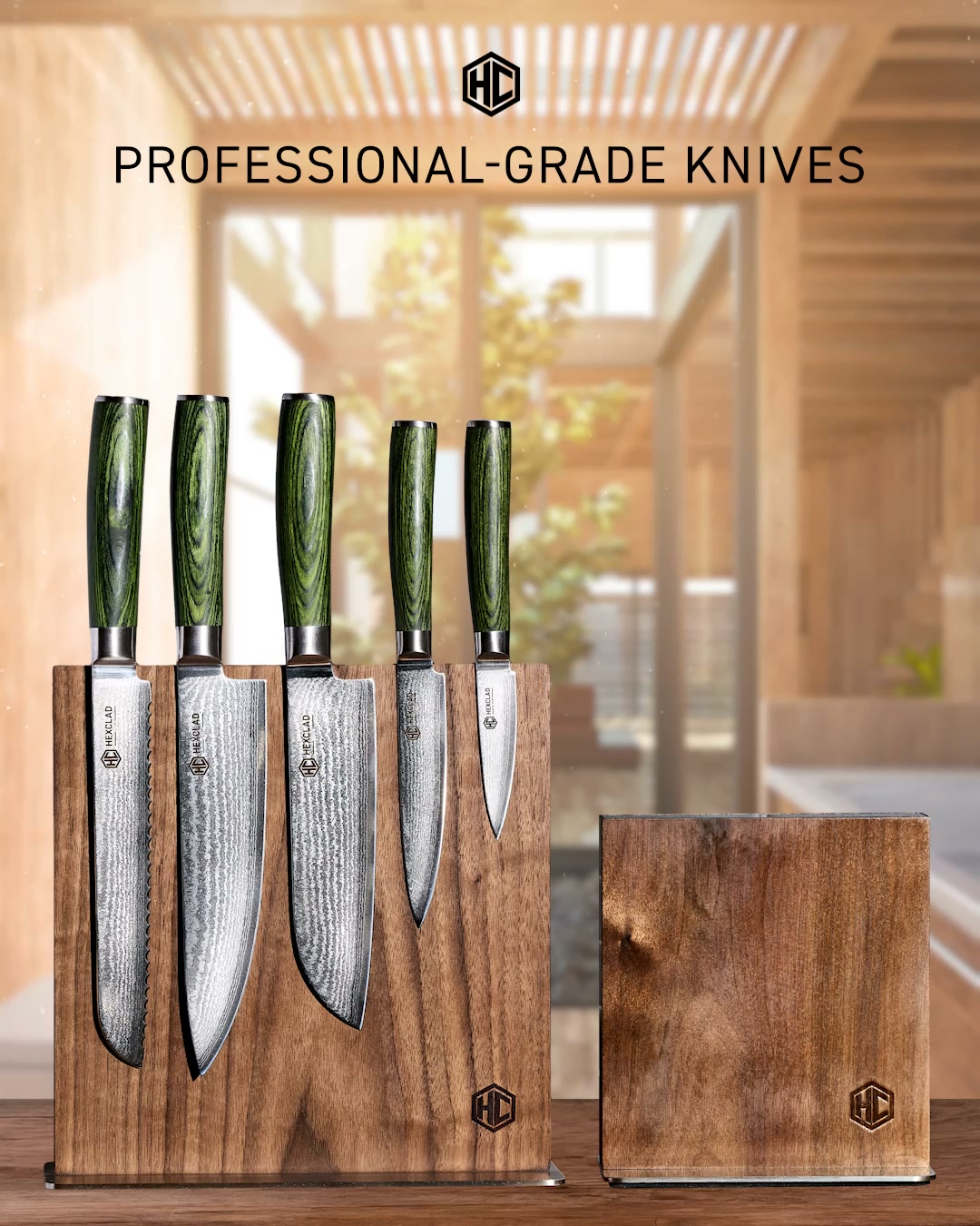 HexClad Facebook ad: Discover the Studio Knife Set