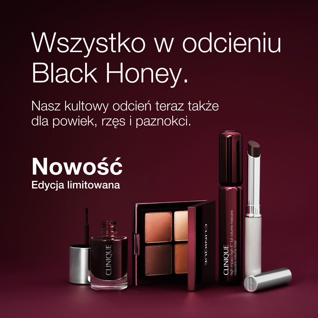 Clinique Facebook ad: Nowy wymiar Black Honey