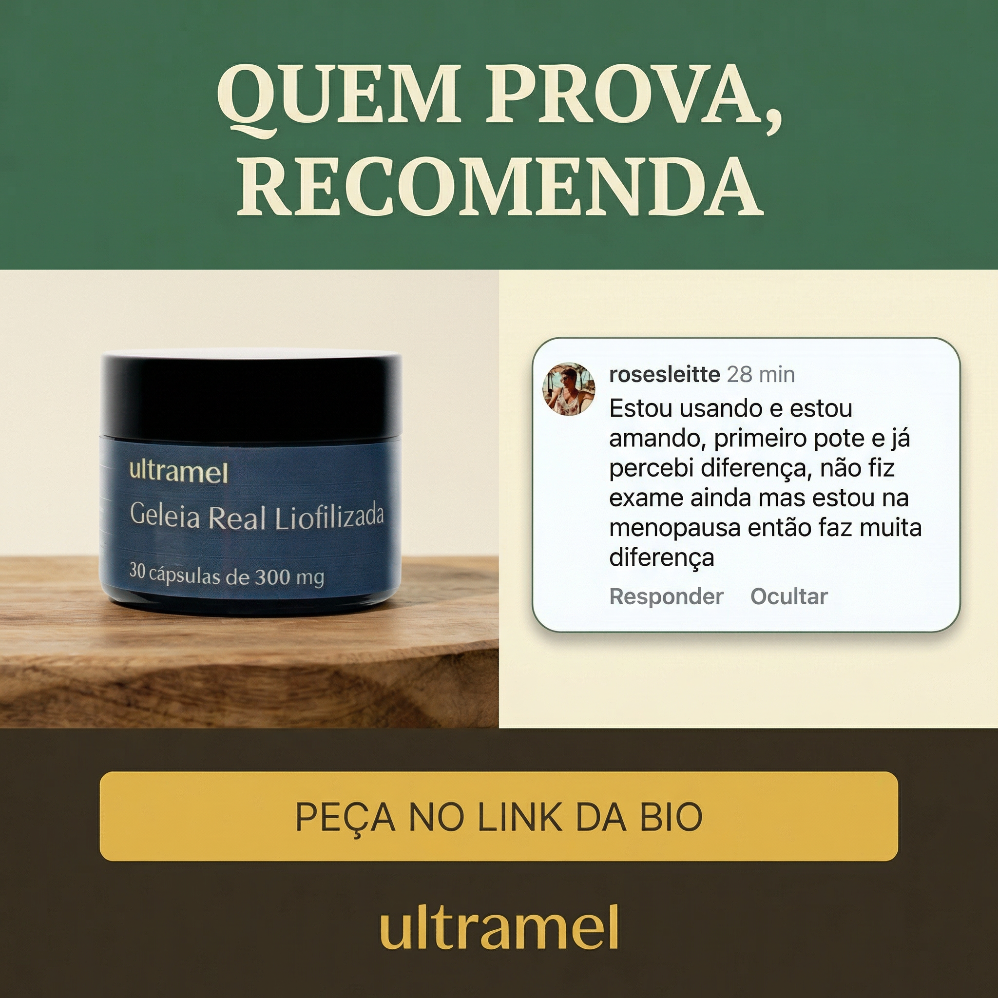 Ultramel Facebook ad