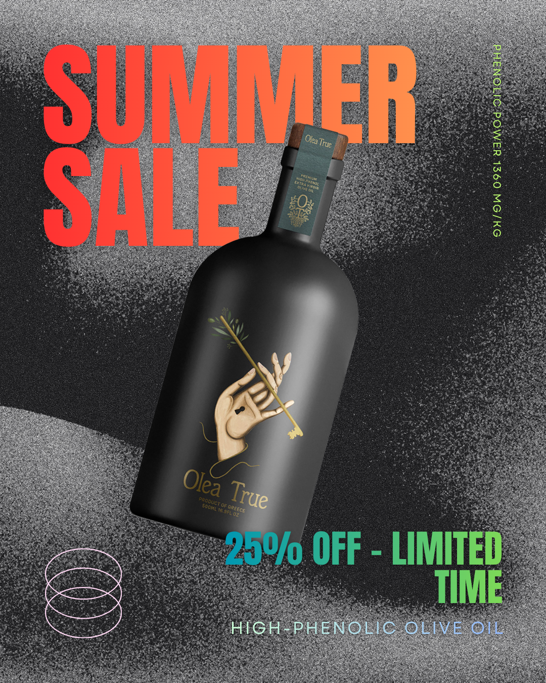 Olea True Facebook ad: Where Flavor Meets Function