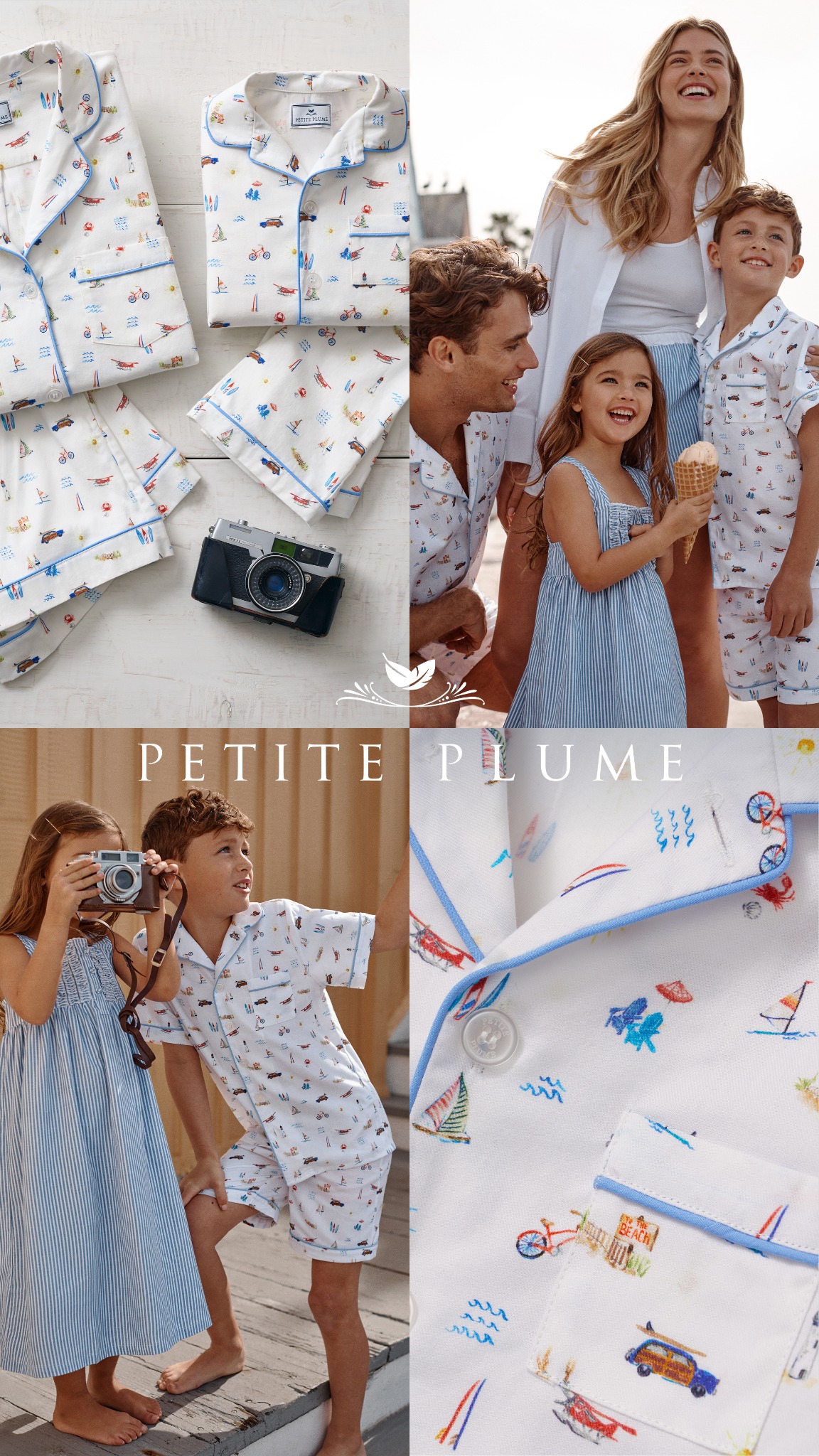 Petite Plume: Luxury Sleepwear Facebook ad