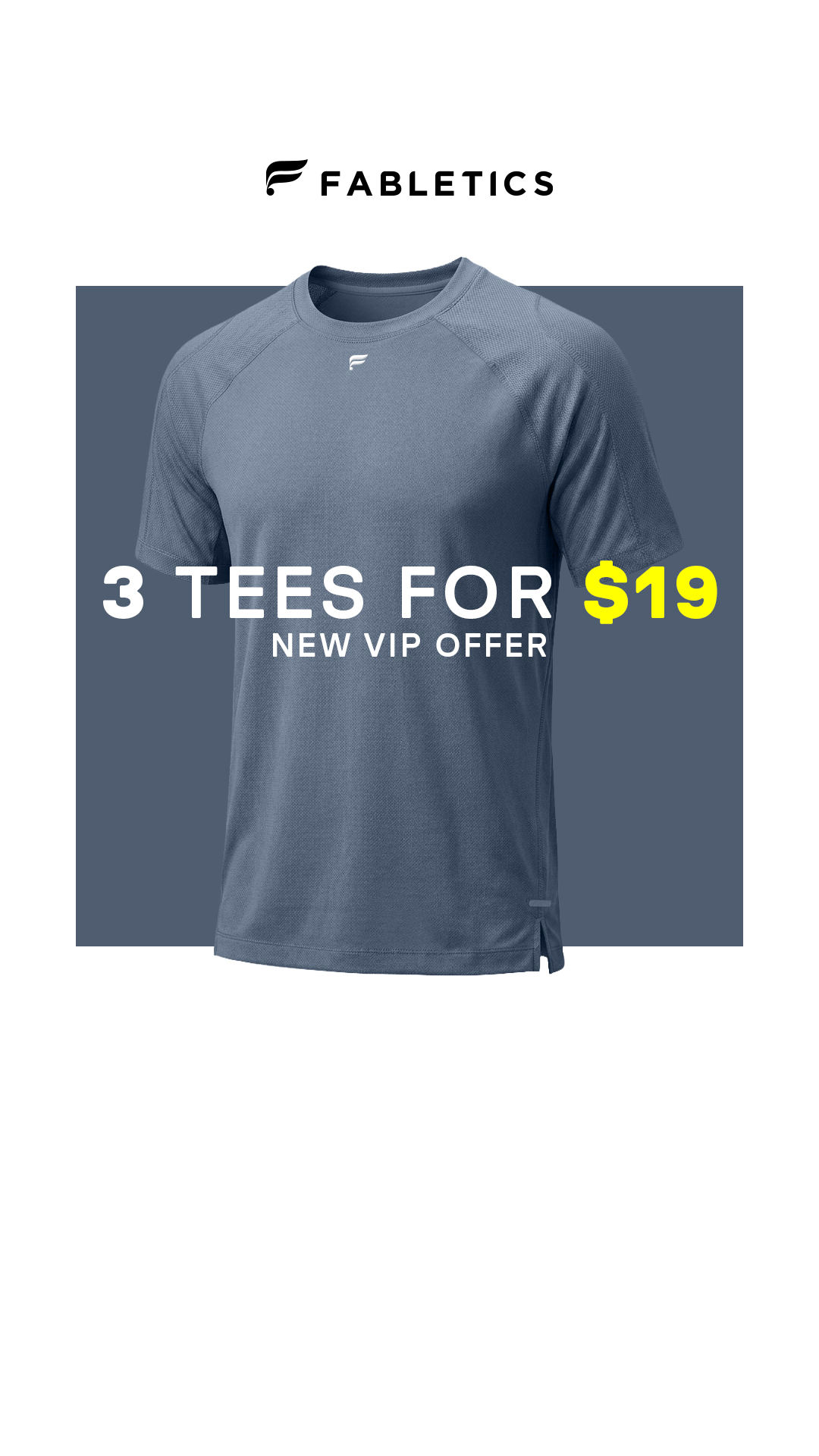 Fabletics Men Facebook ad