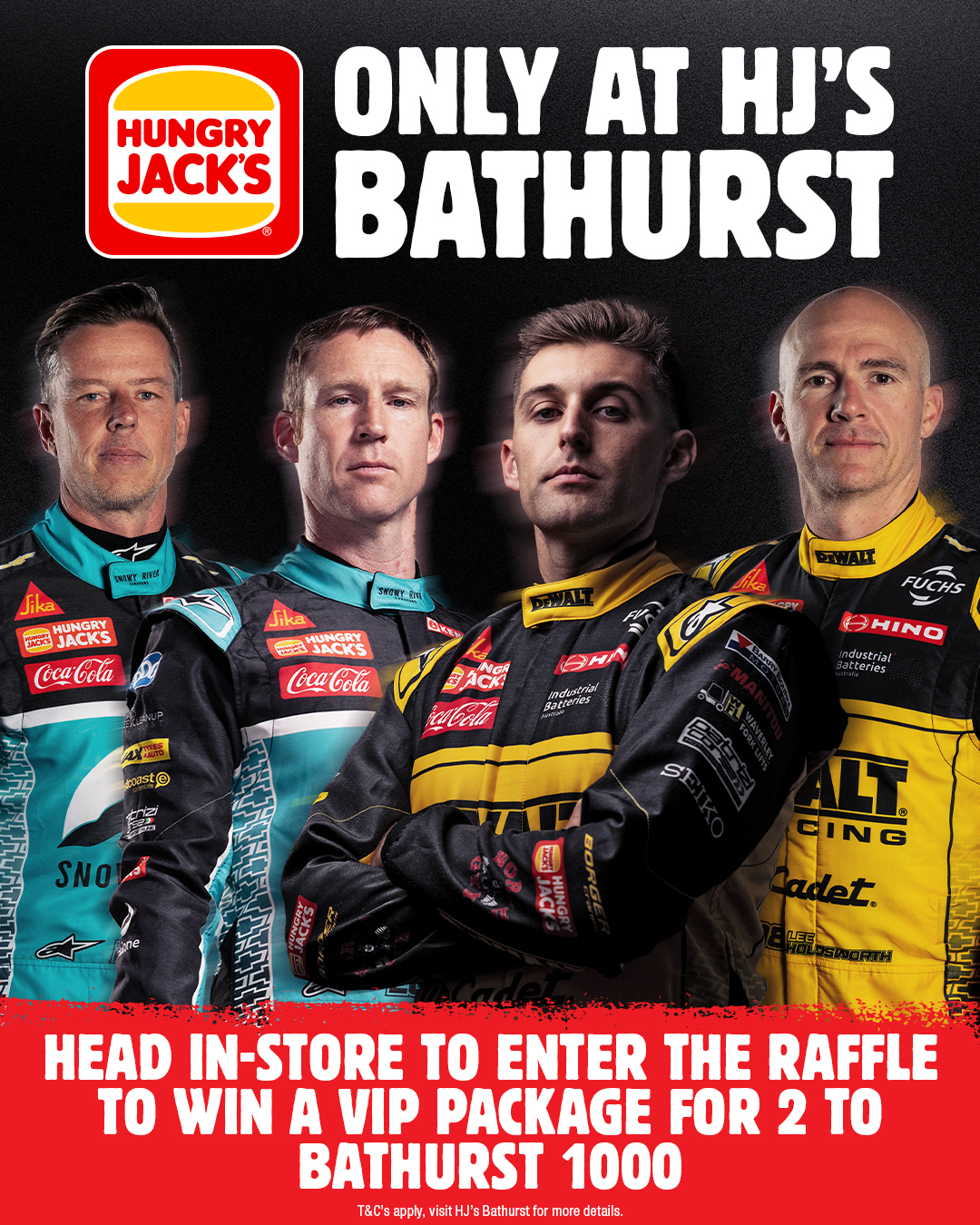 Hungry Jack's Facebook ad: HJ's Bathurst