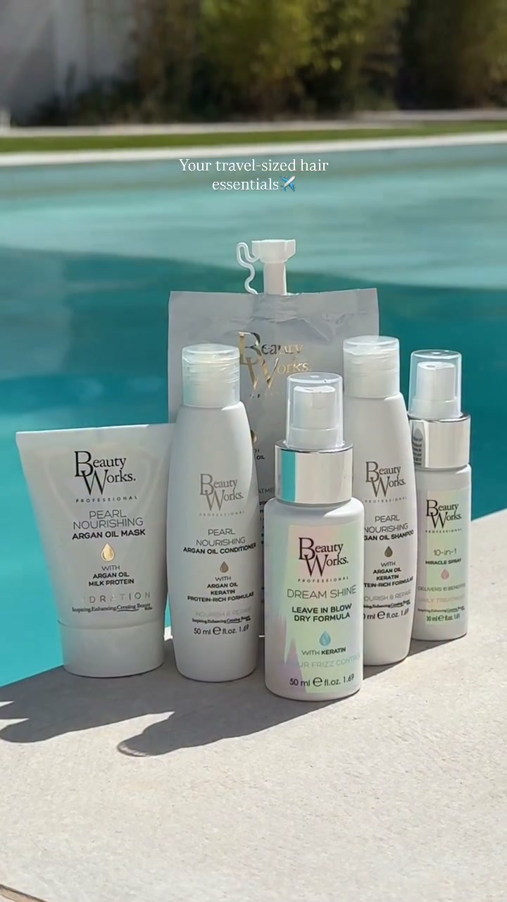 Beauty Works Professional Facebook ad: Suitcase essentials!