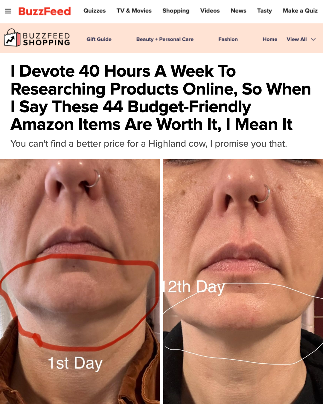BuzzFeed Facebook ad