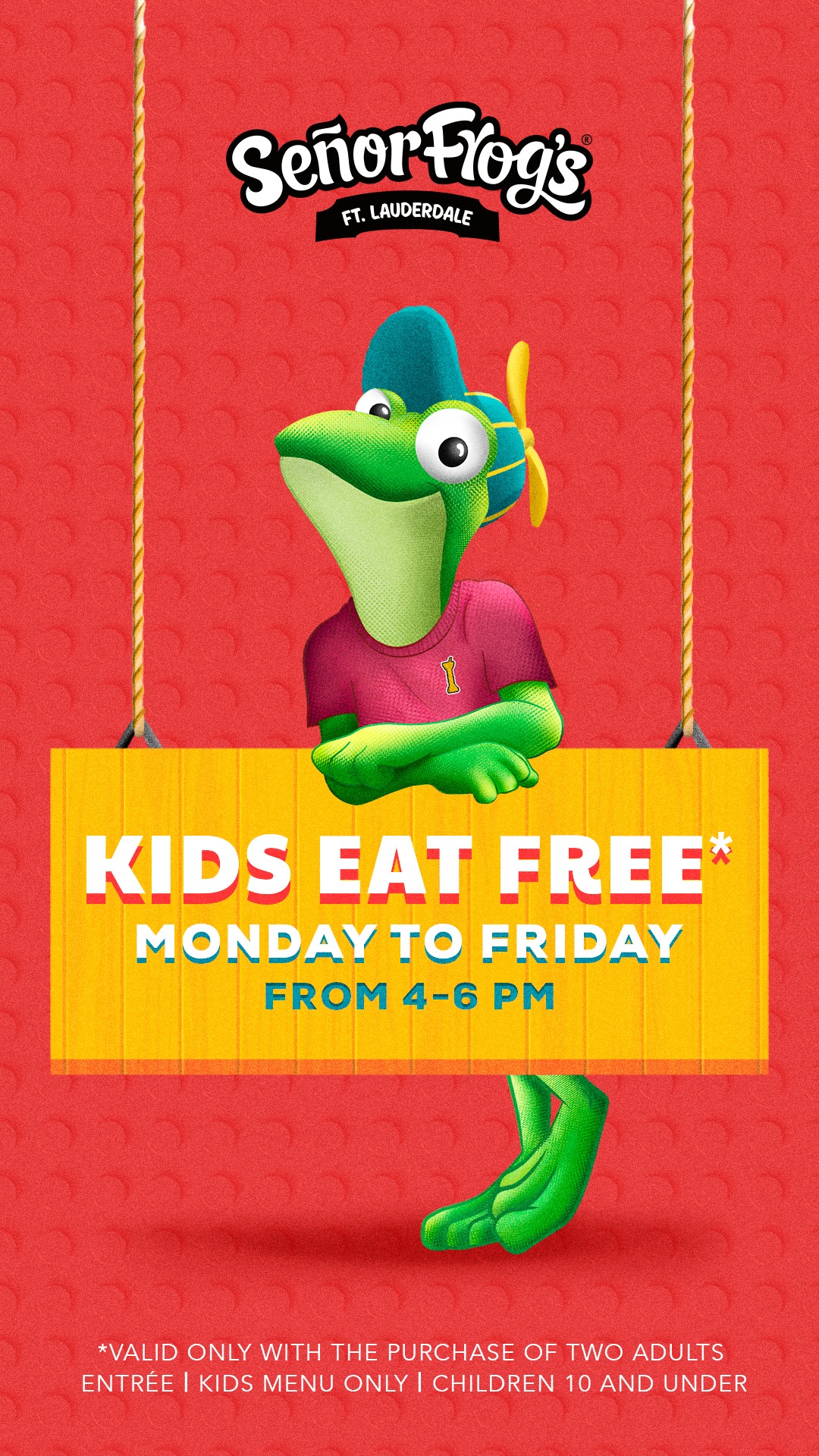 Señor Frog's Fort Lauderdale Facebook ad from Jul 29, 2024