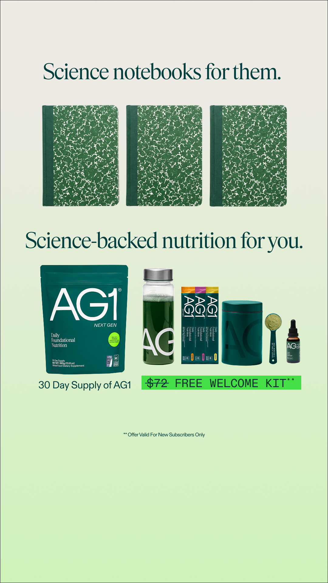 AG1 by Athletic Greens Facebook ad