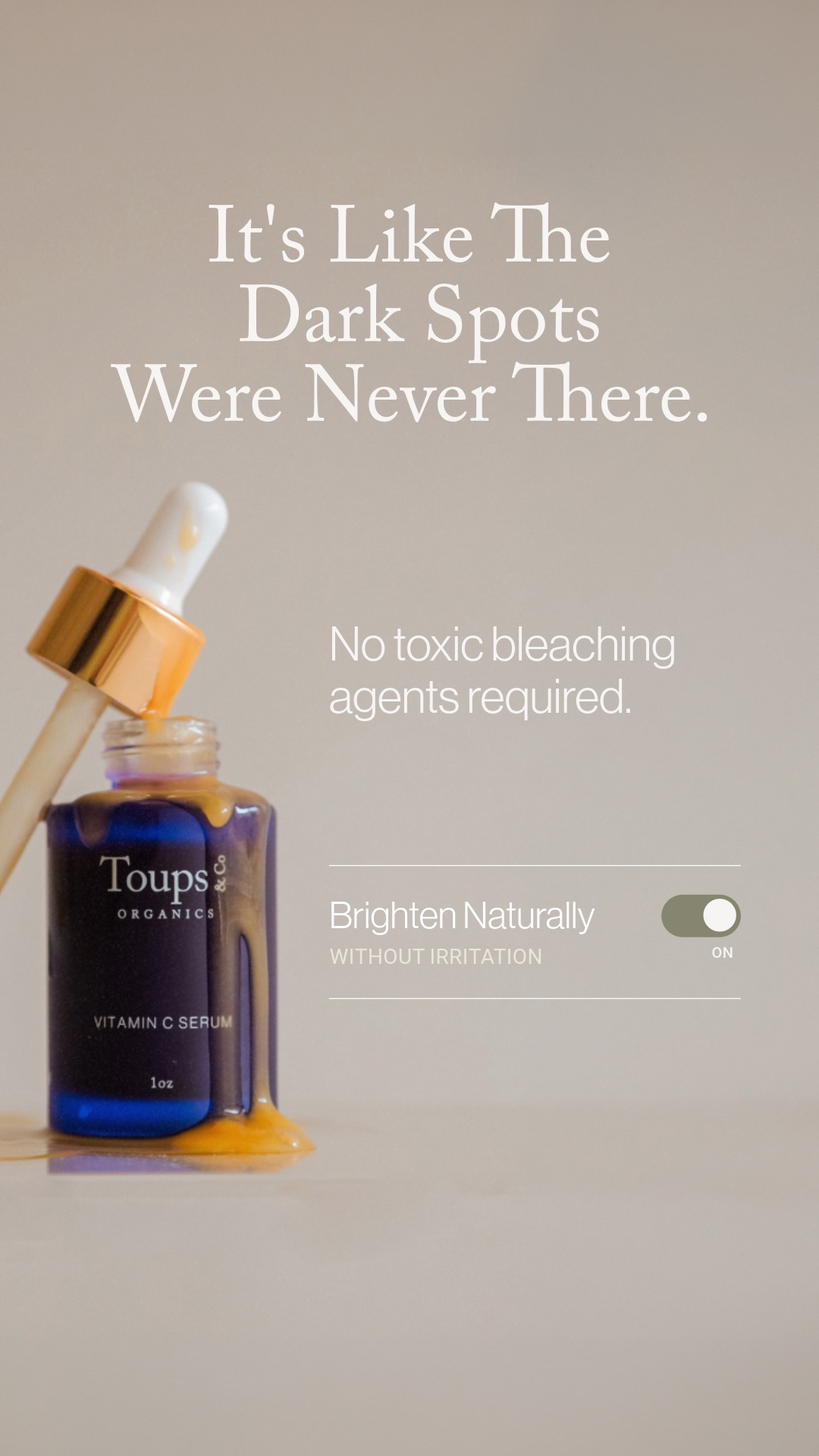 Toups and Co Organics Facebook ad