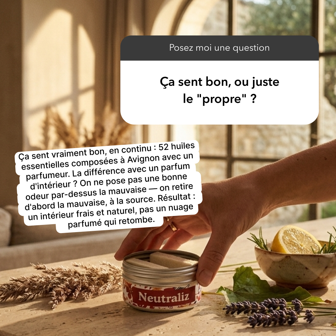 NeutraliZ Facebook ad: Neutralisez les mauvaises odeurs