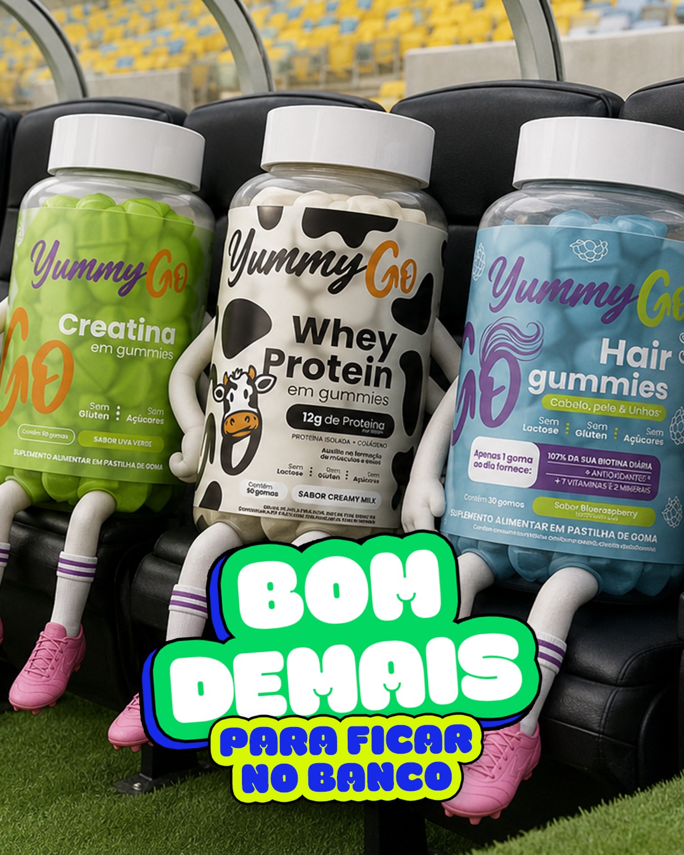 YummyGo Facebook ad: Nosso time de campeões bons demais para ficar…