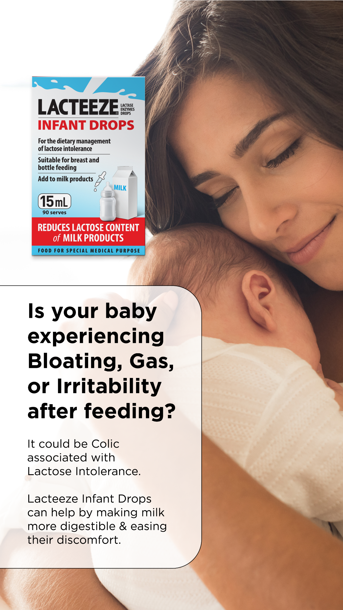 Lacteeze Facebook ad from Mar 17, 2025