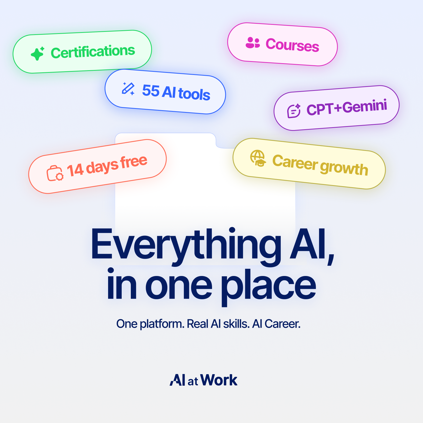 AIatWork Facebook ad: Worried AI will change your job?
