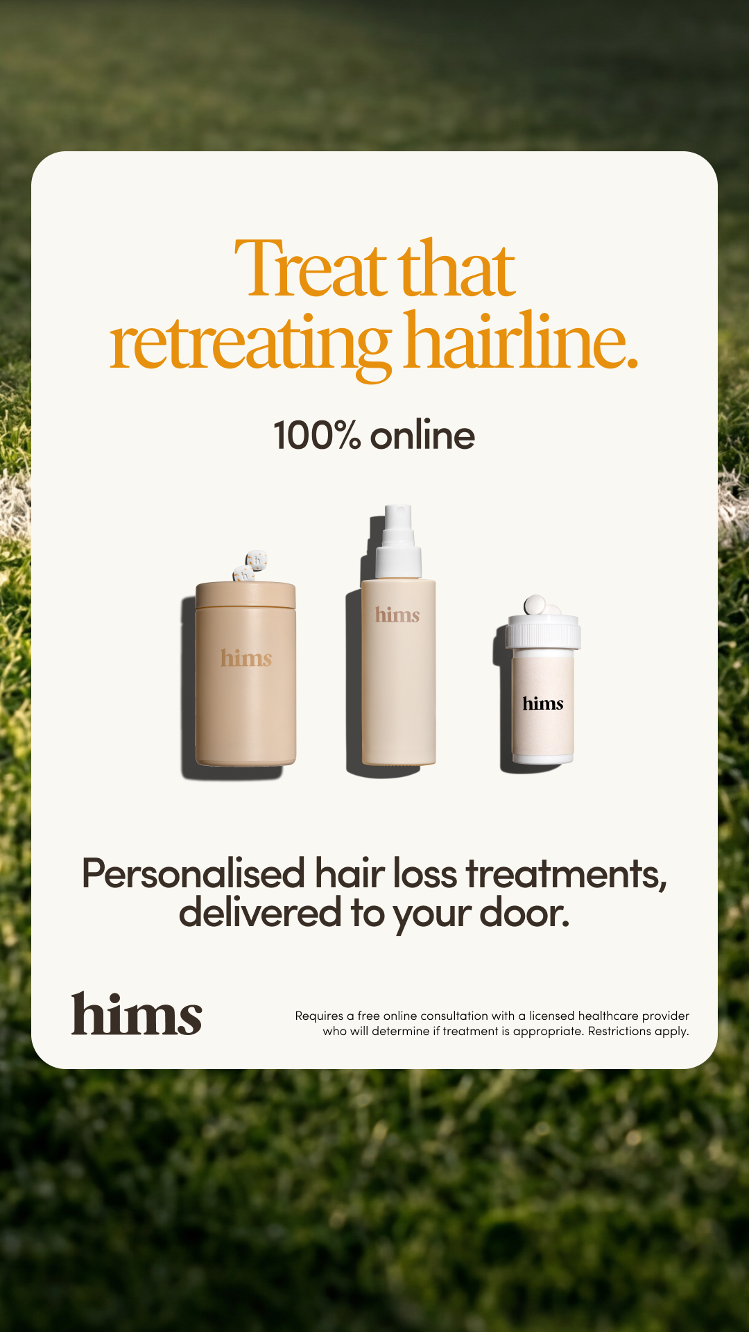 hims Facebook ad