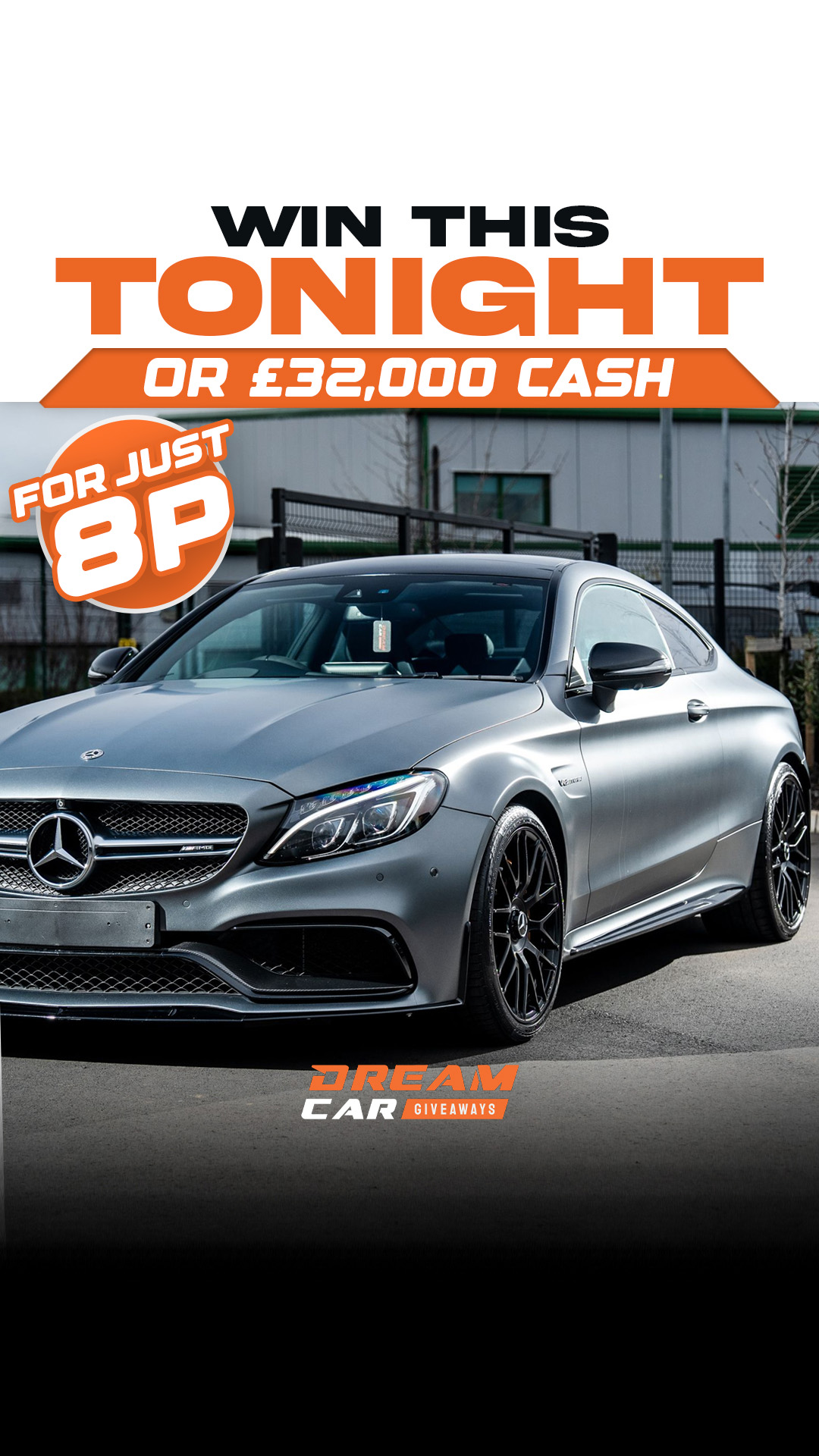 Dream Car Giveaways Facebook ad