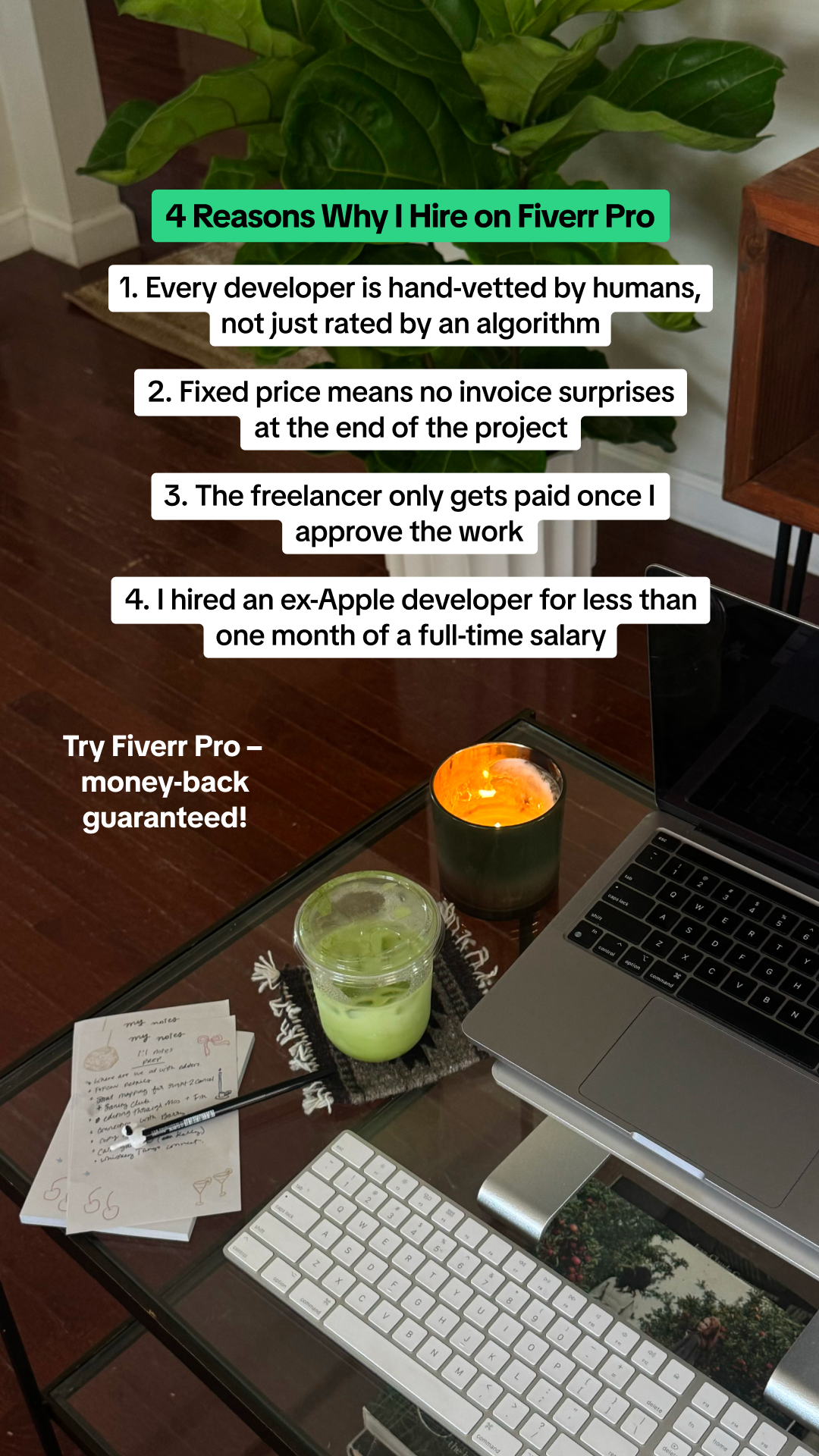 Fiverr Facebook ad