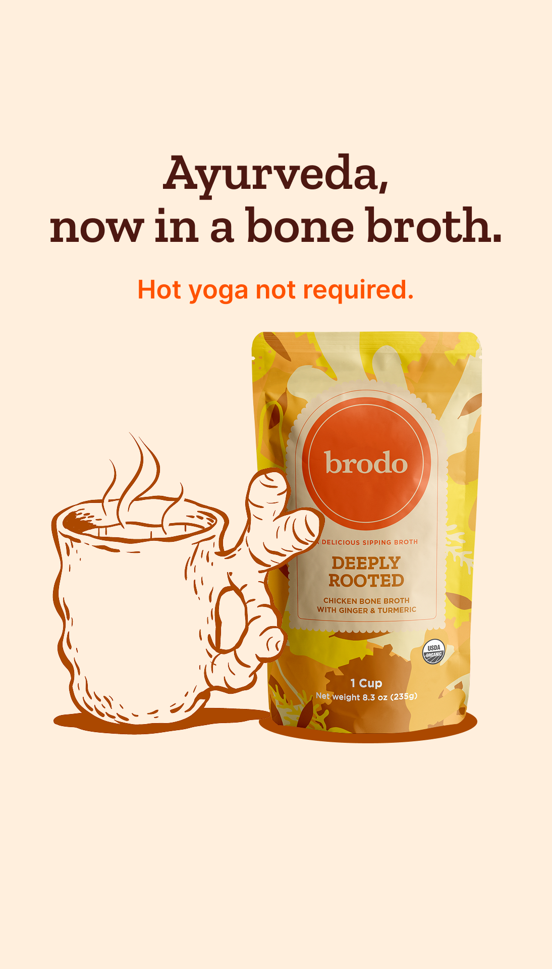 Brodo Broth Co. Facebook ad: Crafted by an Award-Winning Chef