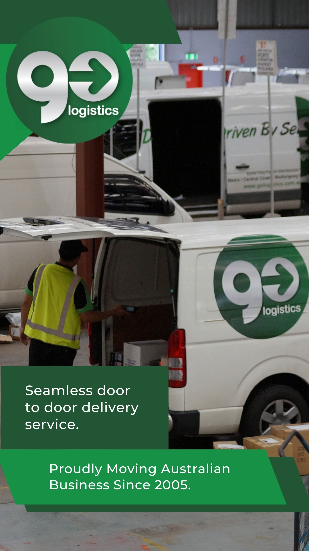 Go Logistics Facebook ad from Jan 1, 2026