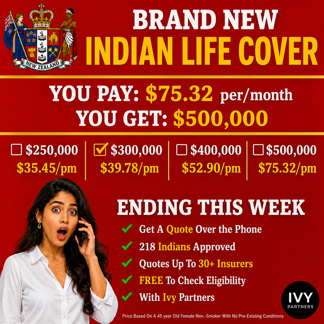Insurance Ivy Facebook ad: ENDING TOMORROW!