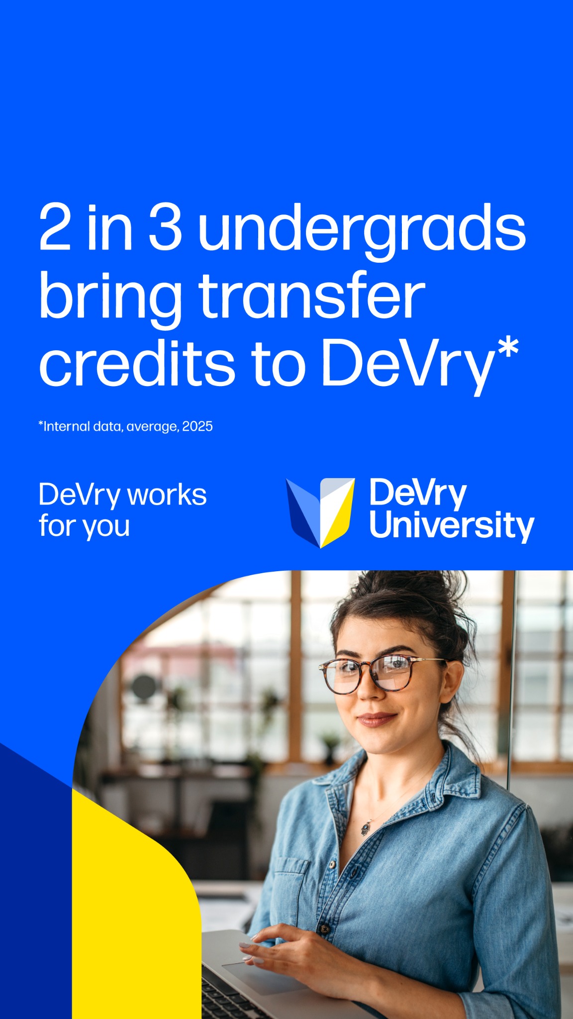 DeVry University Facebook ad