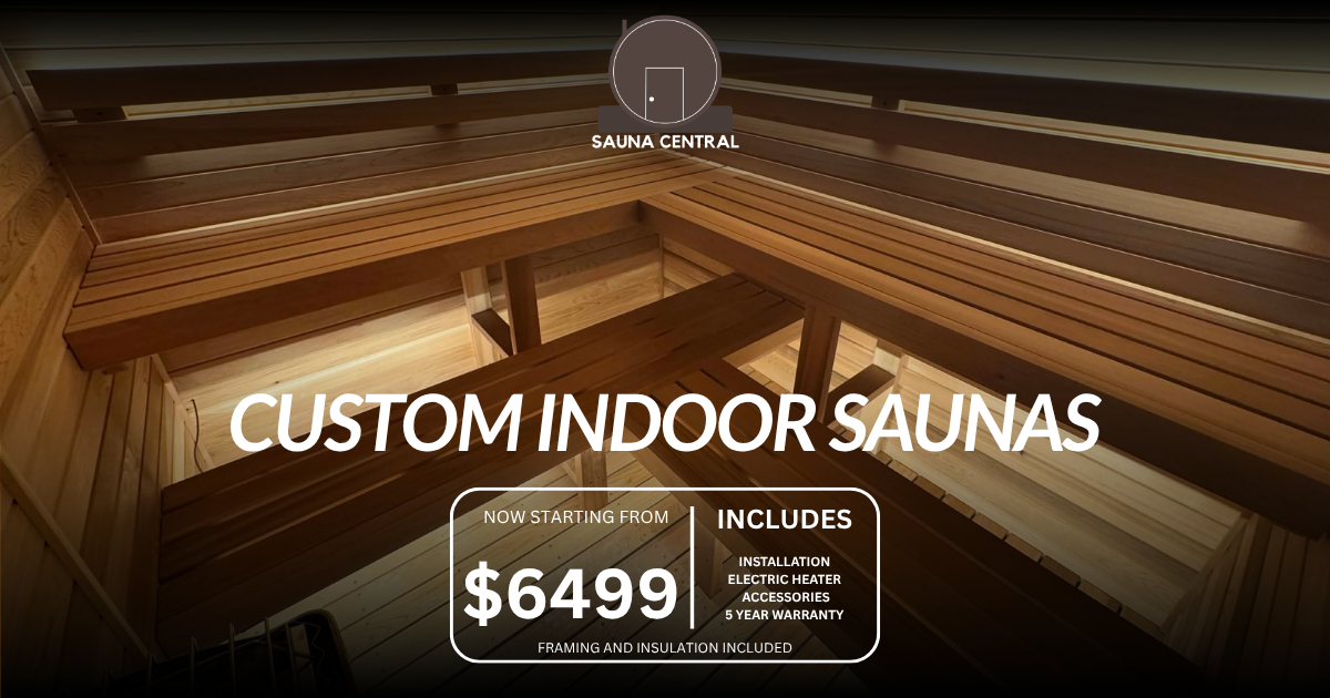 Sauna Central Facebook ad from Apr 2, 2026