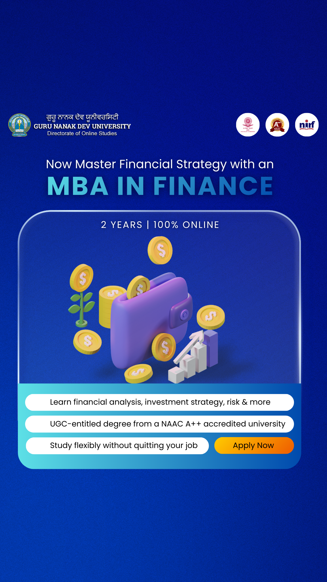 Guru Nanak Dev University - Online Degree Facebook ad from Mar 2, 2026