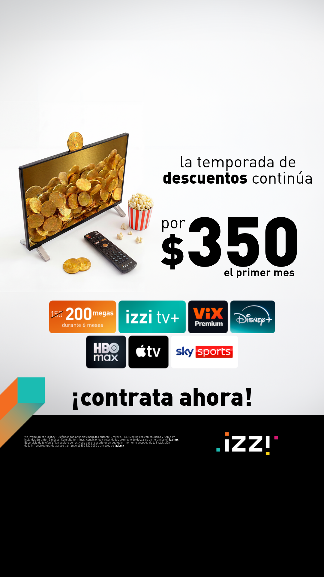 izzi telecom Facebook ad