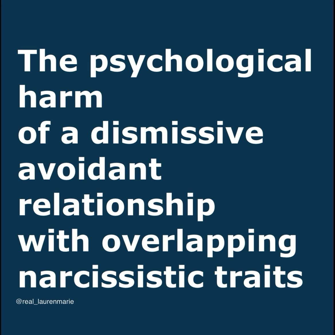 Healing With Lauren Marie Facebook ad: When a relationship combines dismissive avoidant…
