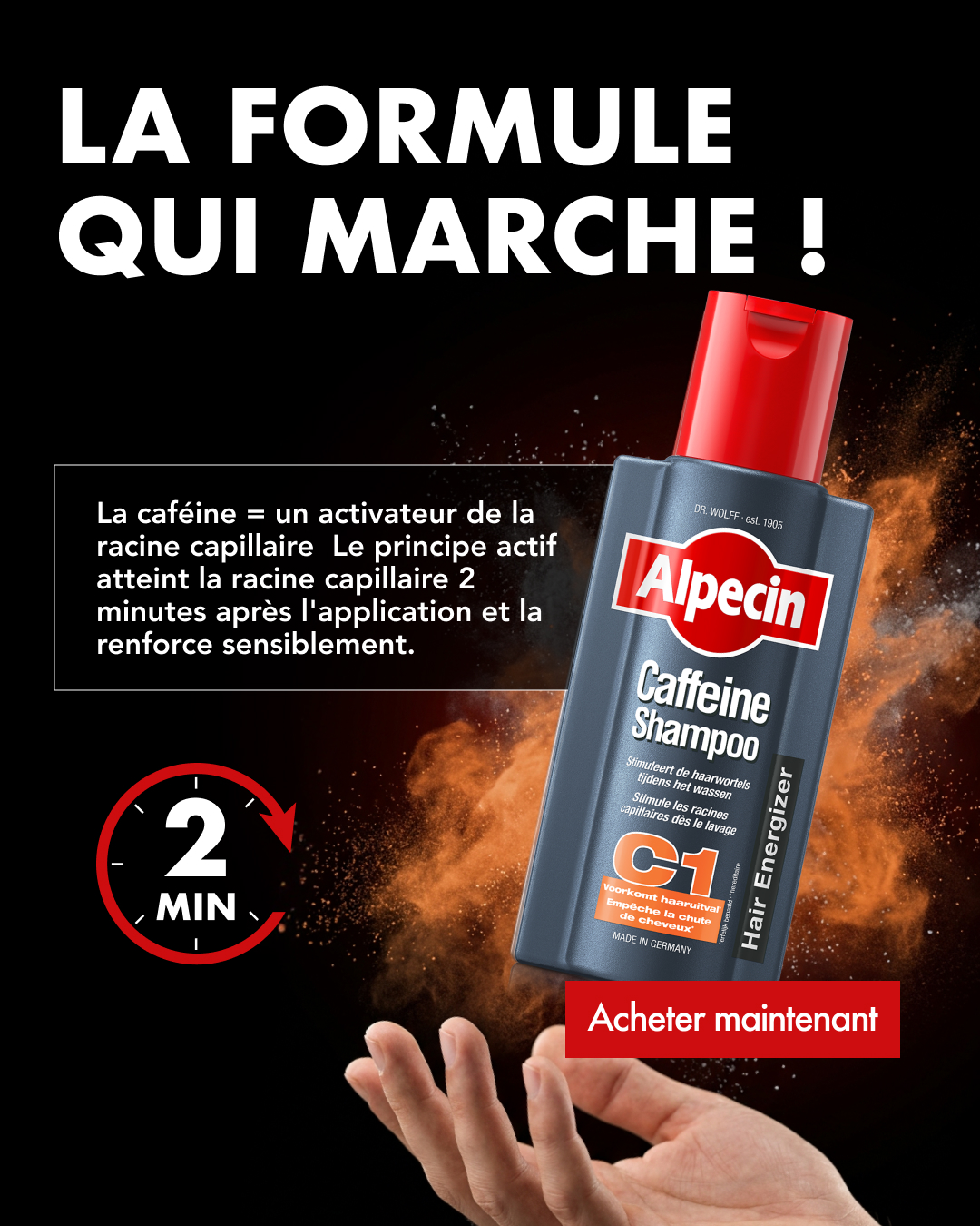 Alpecin Facebook ad