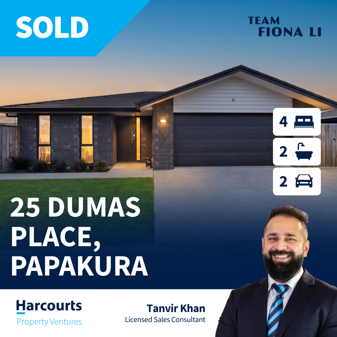 Tanvir K - Harcourts Real Estate Facebook ad: 25 Dumas Place, Papakura