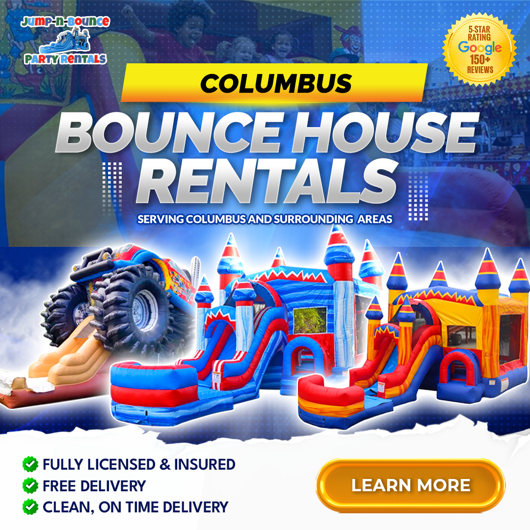 Jump n Bounce Facebook ad: SAVE YOUR DATE NOW!