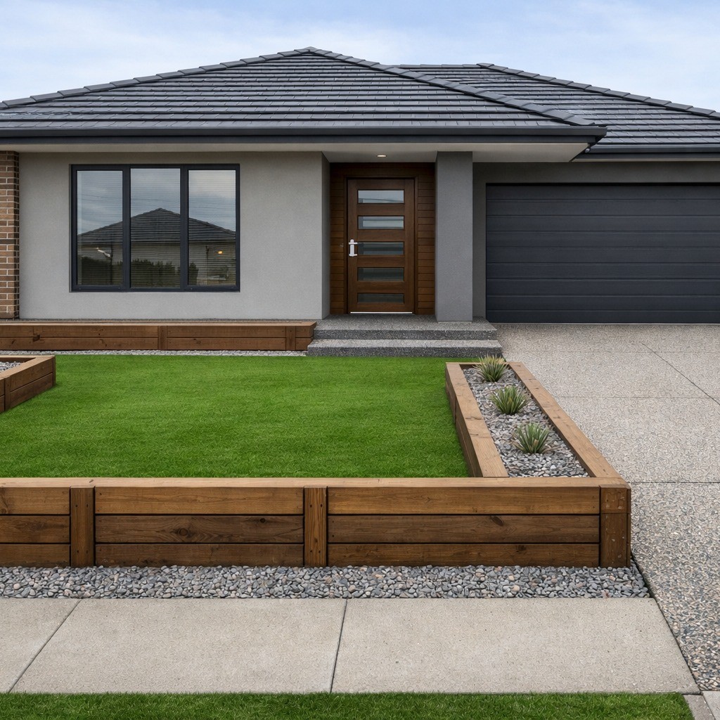 Proshape Concreting & Landscaping Facebook ad: Chat in Messenger