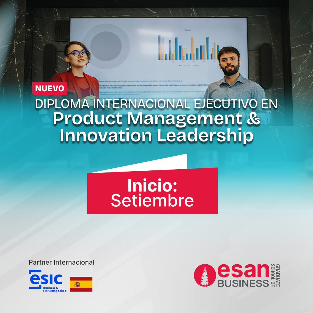 ESAN Educación Ejecutiva Facebook ad: Product Management & Innovation Leadership, inscríbete al…