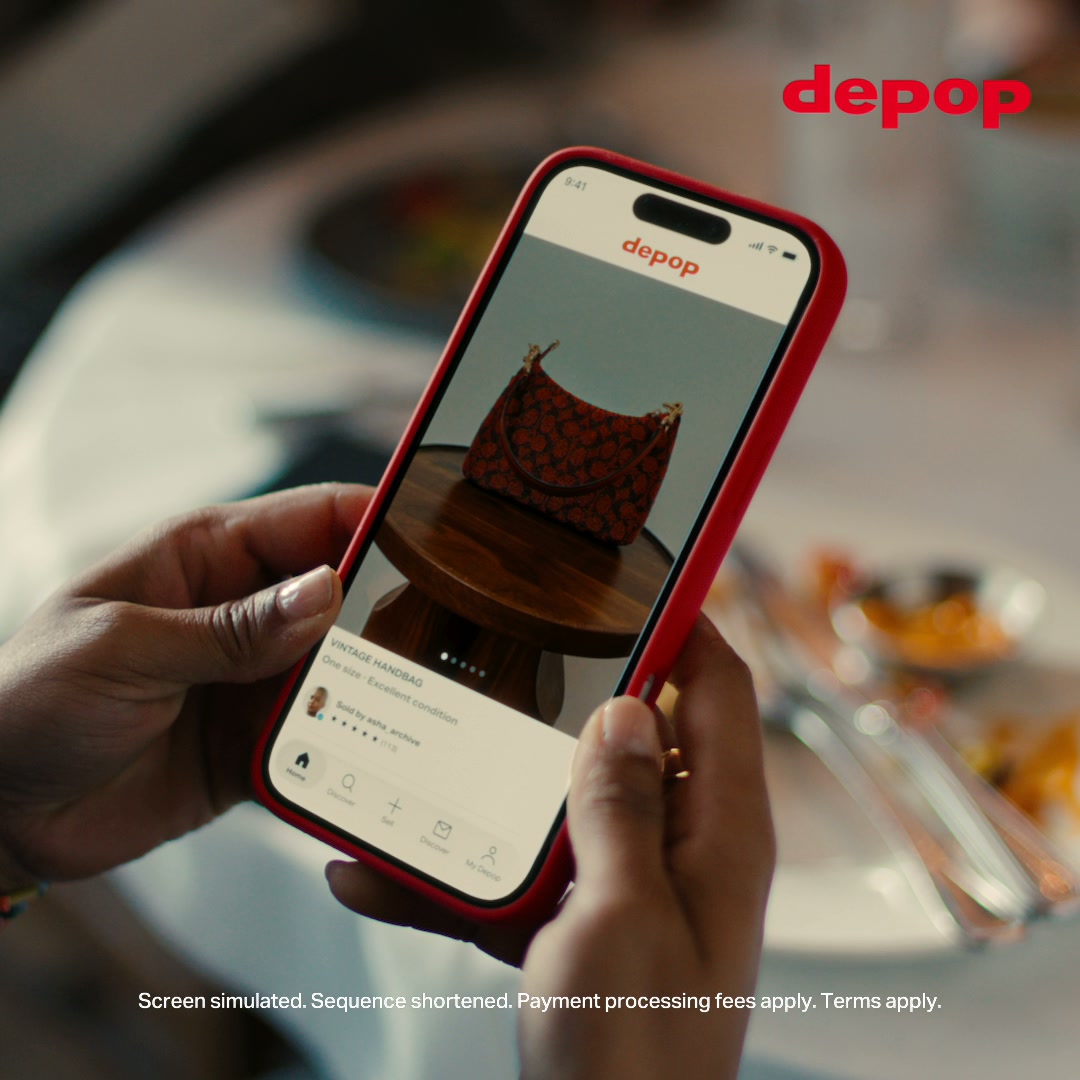 Depop Facebook ad: Your good taste can pay off!