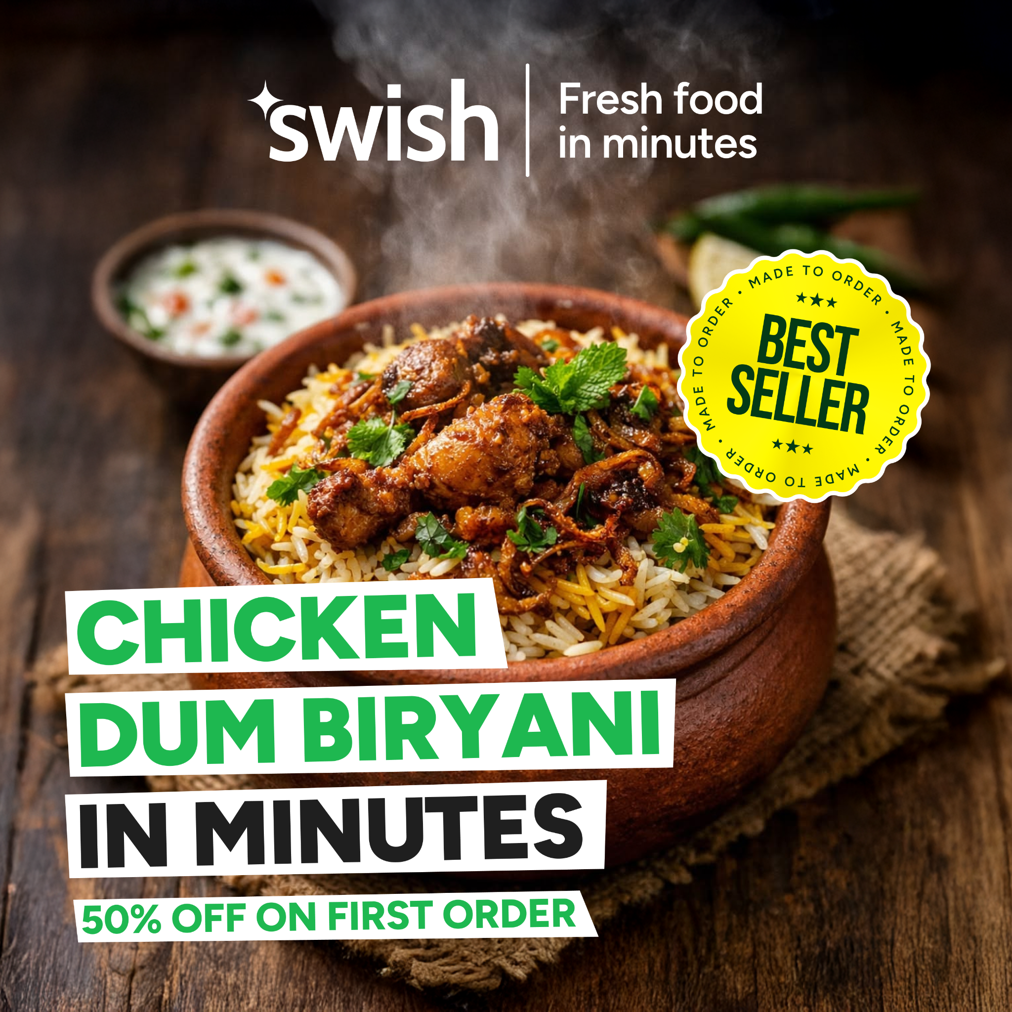 Swish Now Facebook ad