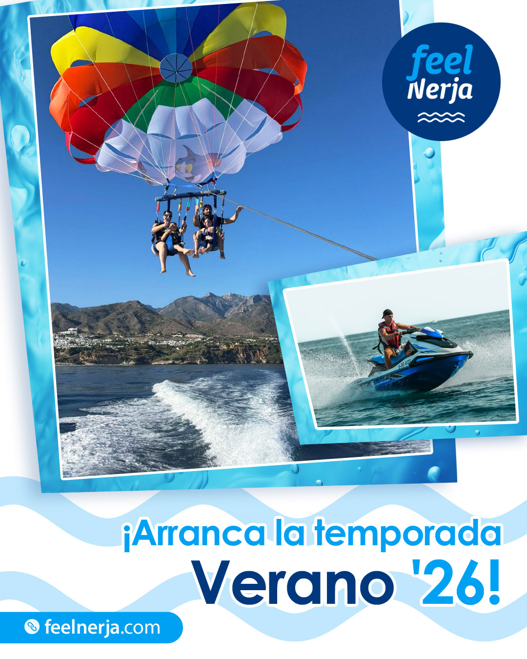 Feel Nerja - Parasailing Nerja Facebook ad: ¡La cuenta atrás ha terminado!