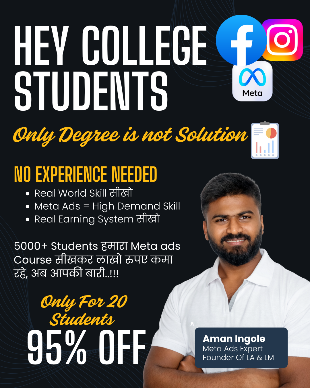 Learnopedia Academy Facebook ad: College Students ke liye High-Income Skill, Meta Ads +…