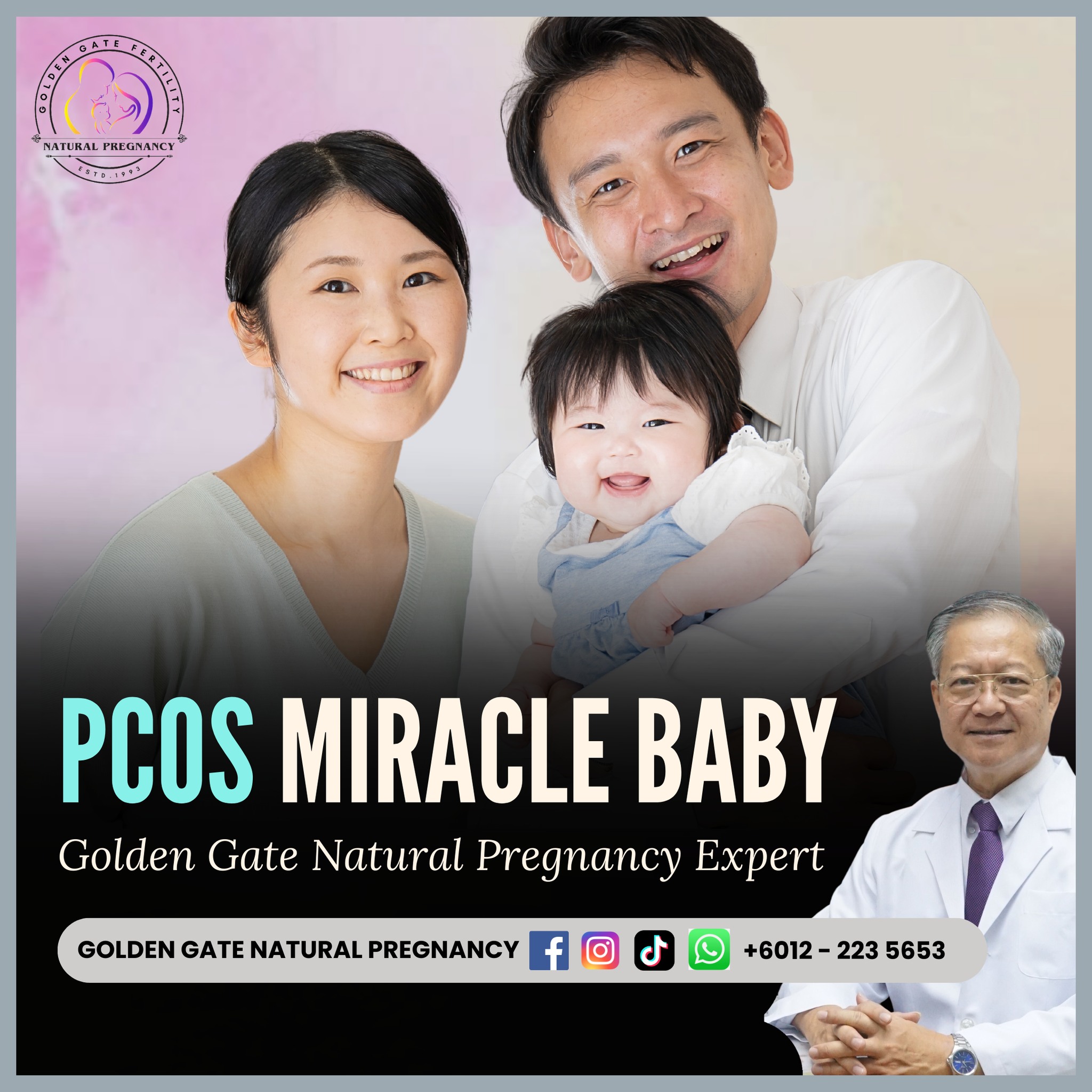 Golden Gate Fertility Centre Facebook ad: ๐๐ ๐๐ข๐ง๐ฌ๐ญ ๐๐ฅ๐ฅ ๐จ๐๐๐ฌ, our ๐ท๐ช๐ถ๐บโฆ