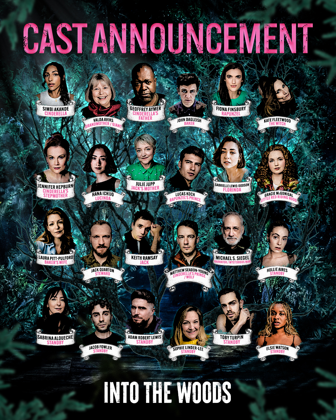 Into The Woods Facebook ad: ★★★★★ The Times, Financial Times, Time Out