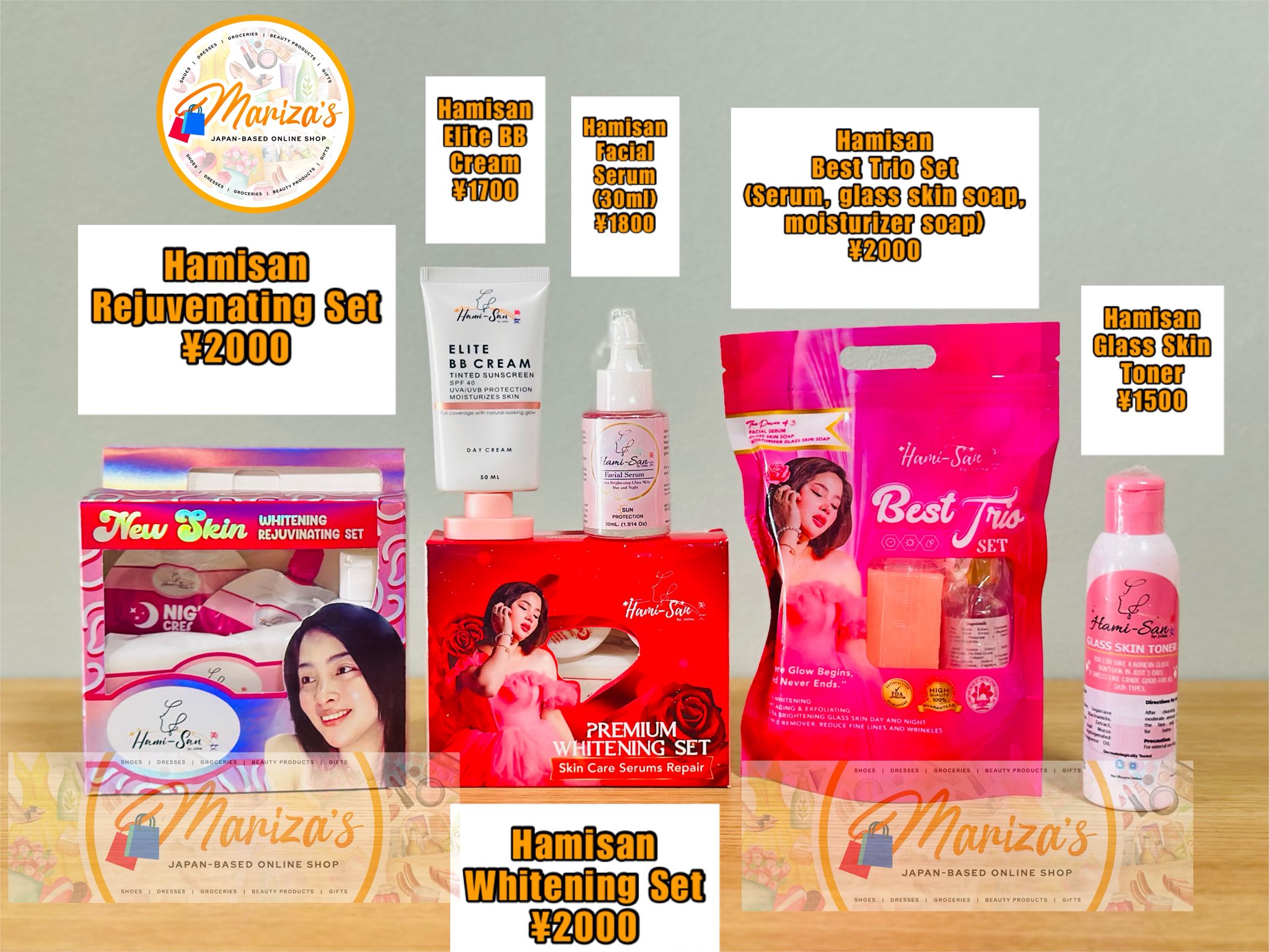 Mariza’S Facebook ad: Your favorite beauty products are here