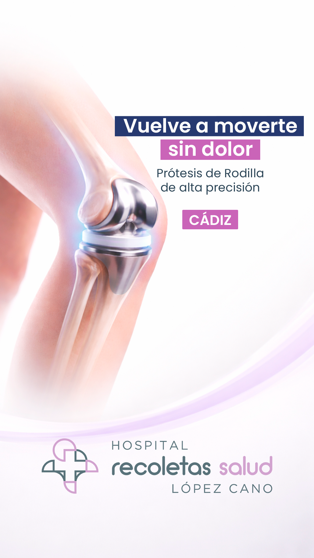 Recoletas Salud López Cano Facebook ad: ¿El dolor de rodilla es constante y ya…