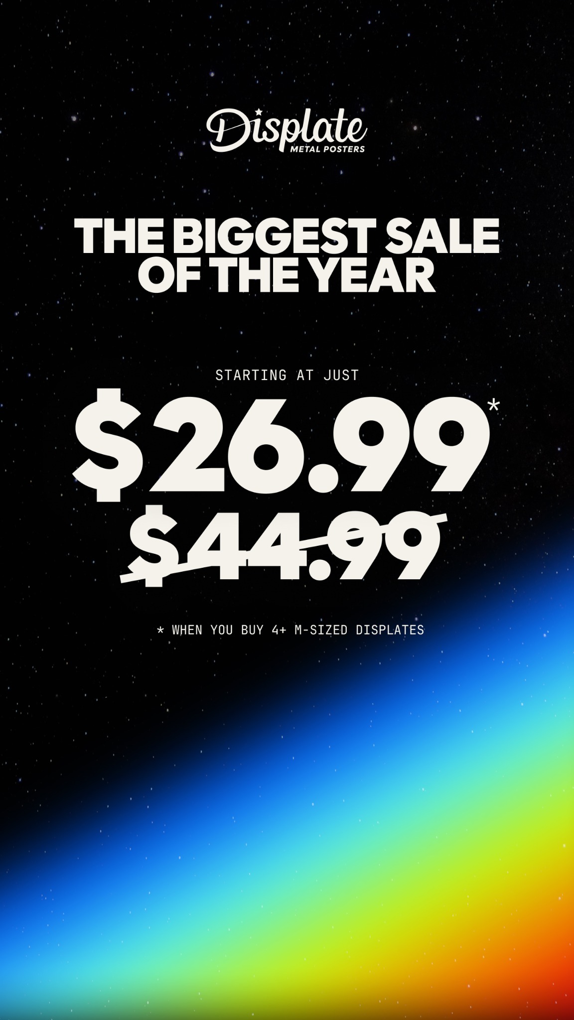 Displate Facebook ad