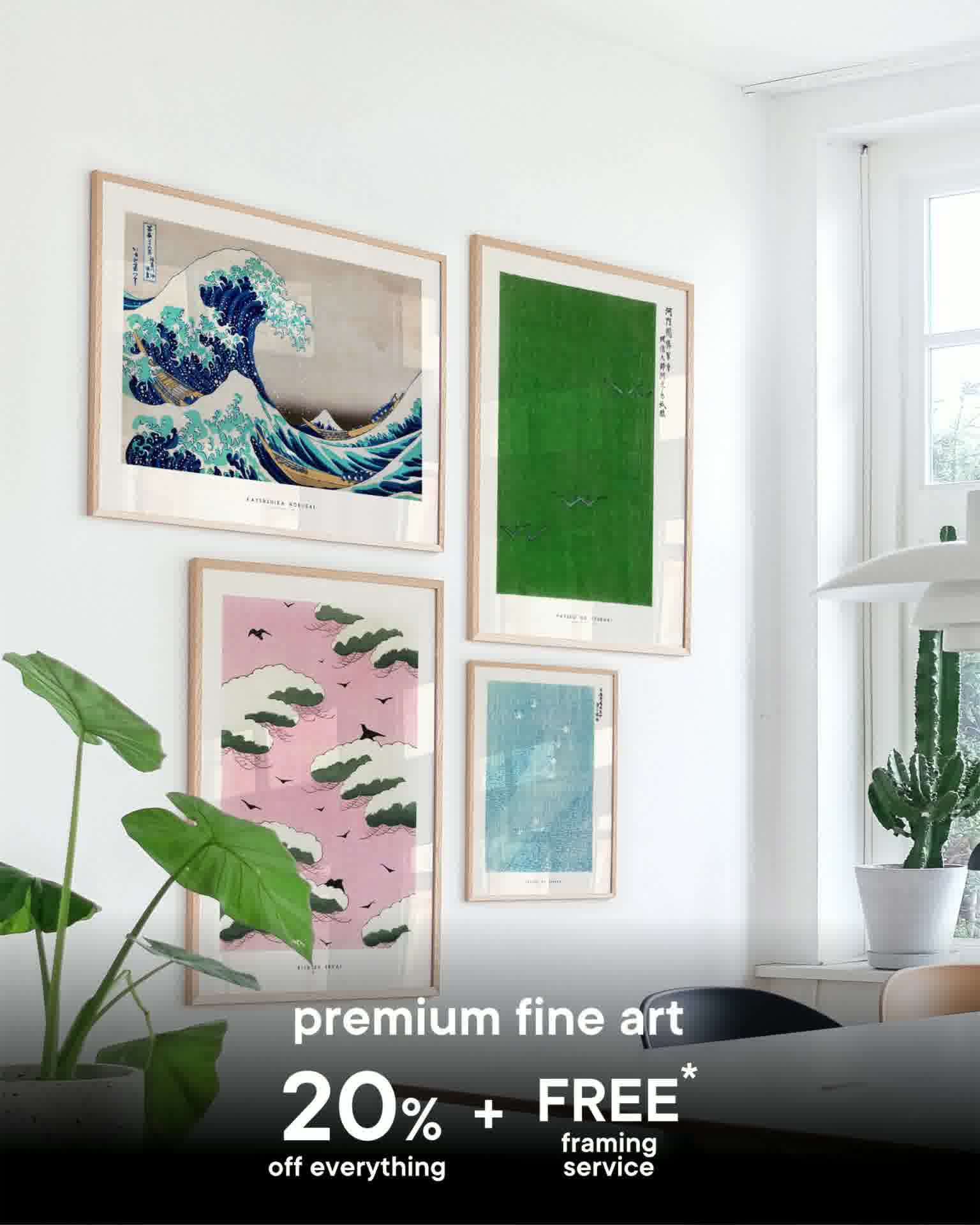 PSTR studio Facebook ad: [Premium Fine Art] - Big Discounts on ART!
