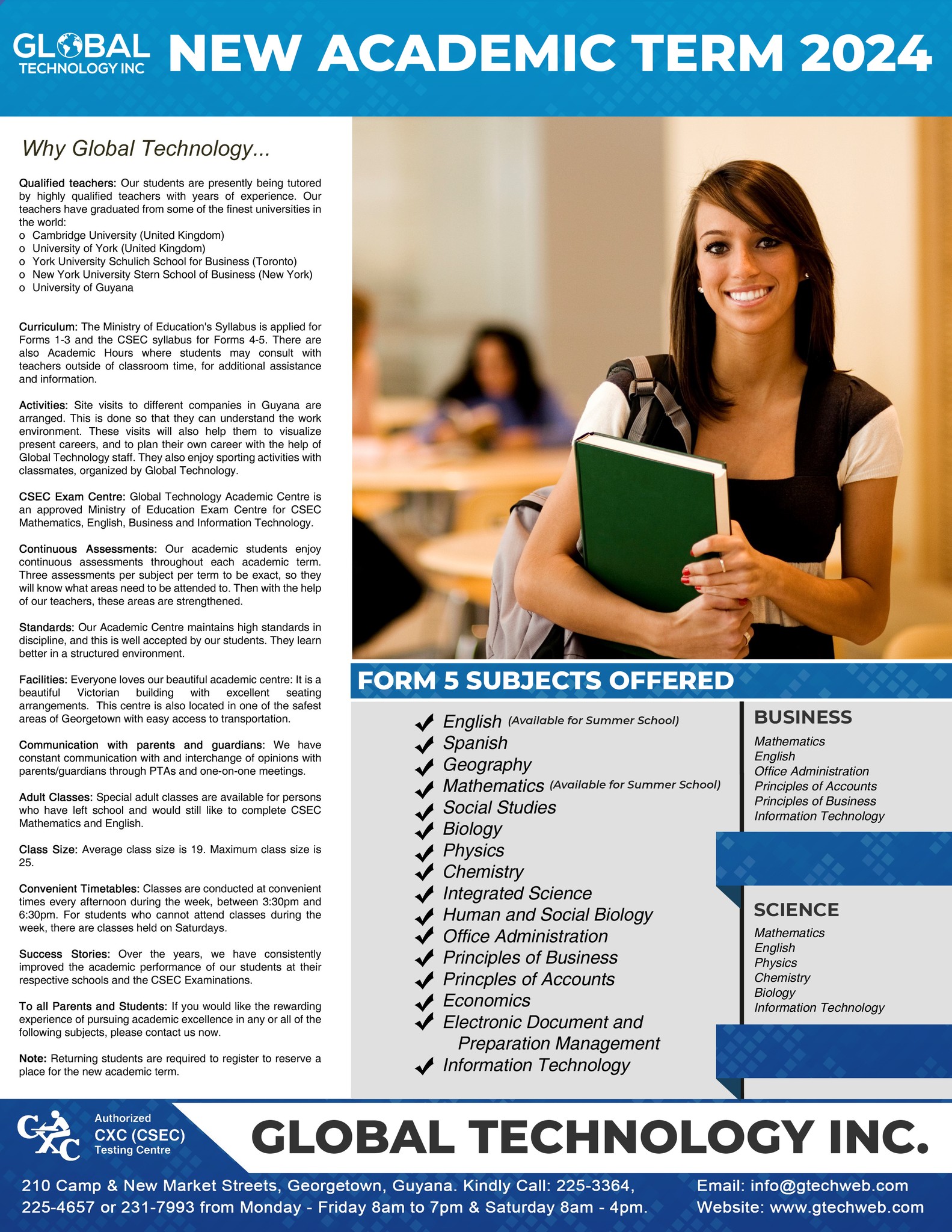 Global Technology Inc Facebook ad: Back To School