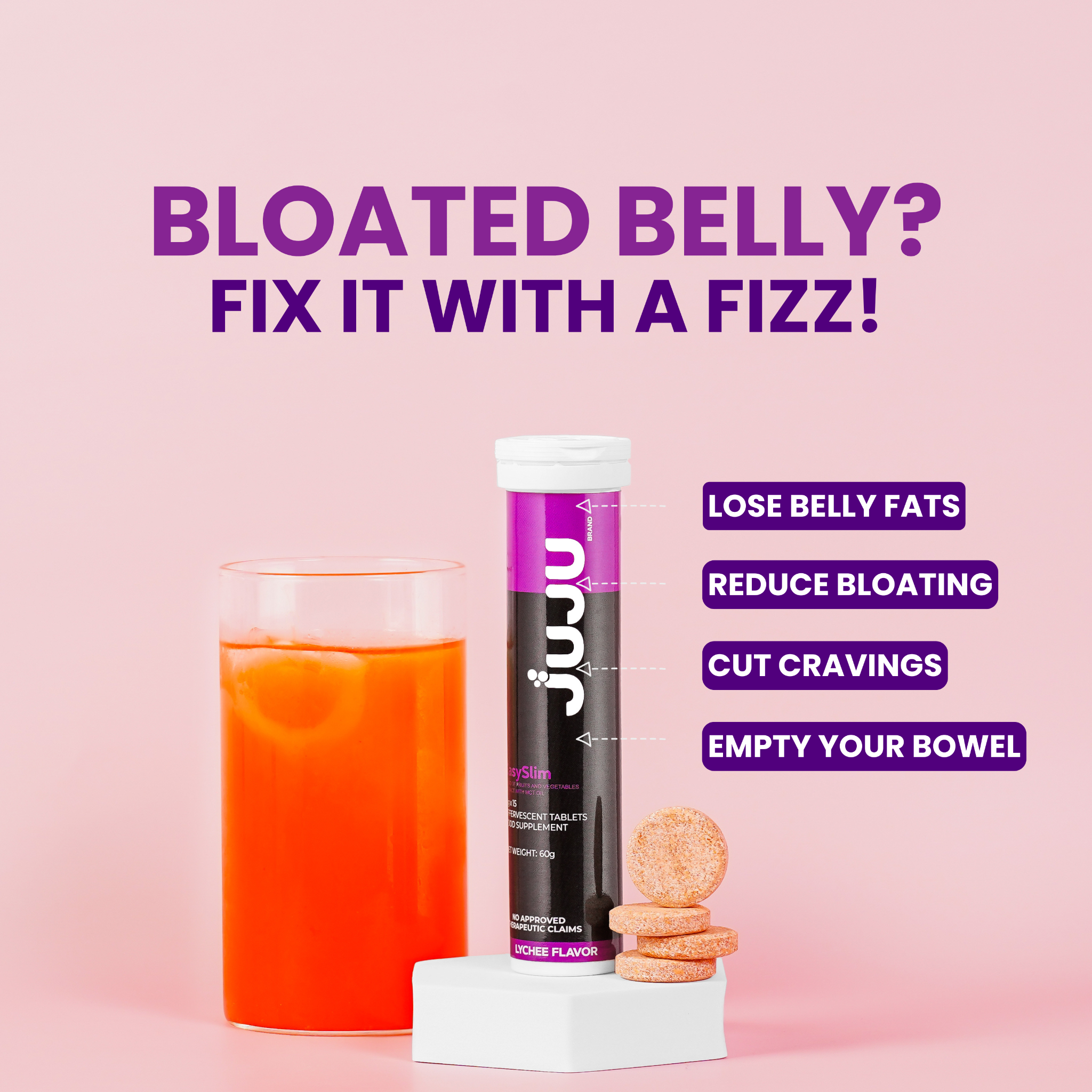 Juju EasySlim Facebook ad: Feel Lighter Every Day