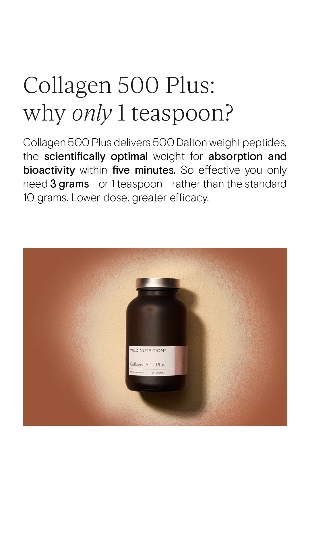 Wild Nutrition Facebook ad