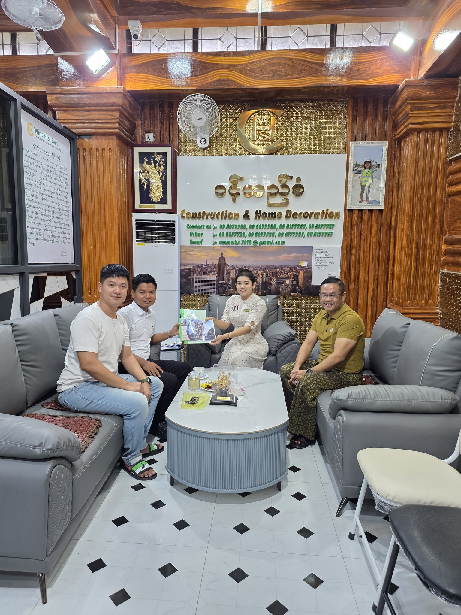 ဝင့်ထည်စံ Construction & Home Decoration Facebook ad