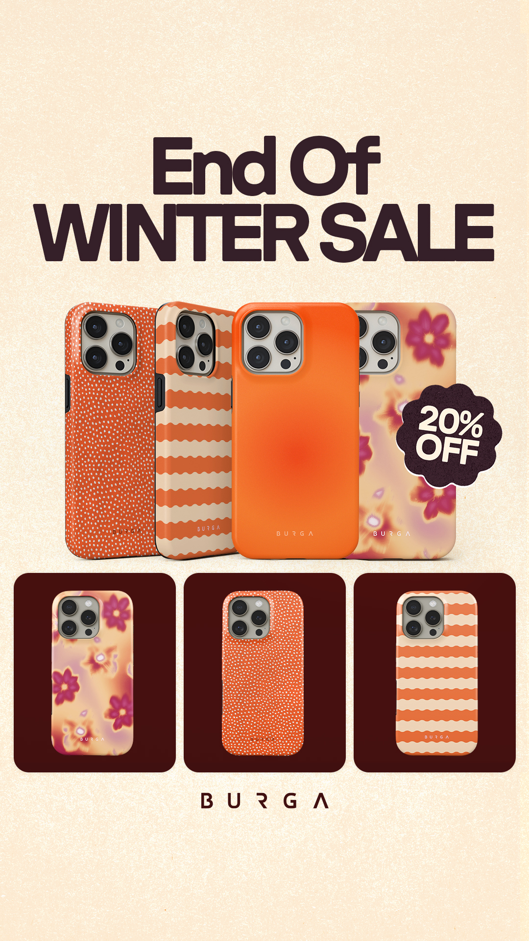 BURGA Phone Cases Facebook ad