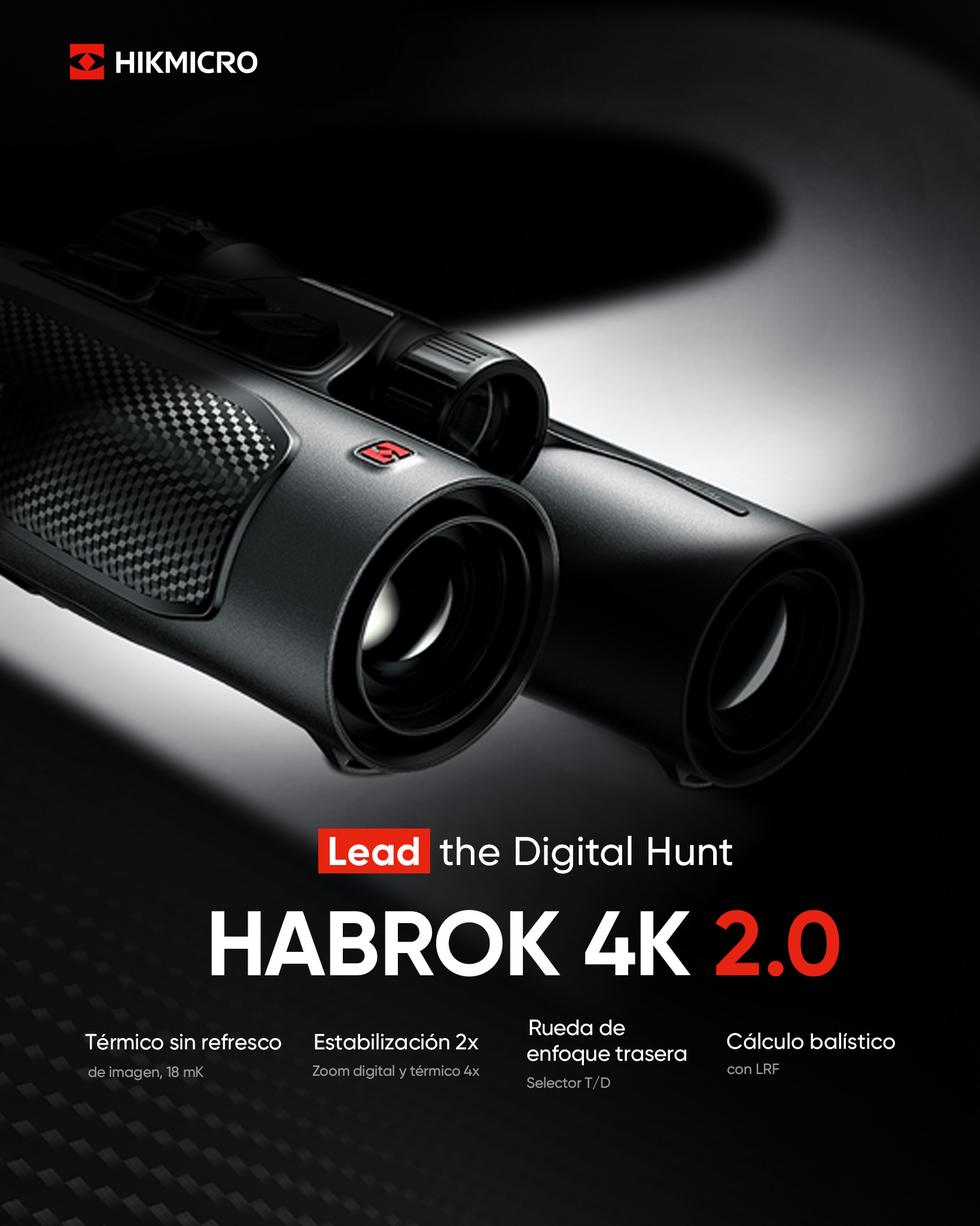 HIKMICROHunting.Global Facebook ad: HABROK 4K 2.0: ¡El futuro de la caza…